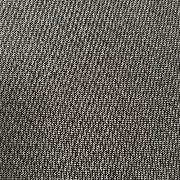 Misook Black Sheath Dress with Crew Neck and Short Sleeves - Picture 3 of 4